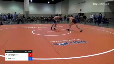 79 kg Prelims - Austin Eldredge, Nebraska Golden Eagles Wrestling Club vs Jake Allar, Gopher Wrestling Club - RTC