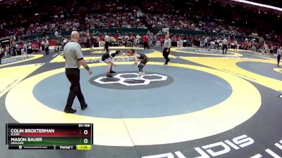 D1-106 lbs Quarterfinal - Colin Broxterman, Elder vs Mason Bauer, Ashland