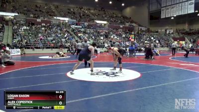 6A 215 lbs Semifinal - Logan Eason, Cabot vs Alex Copestick, Fayetteville