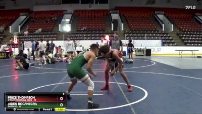 138 lbs Finals (8 Team) - Price Thompson, Impact Wrestling Club vs Aiden Bocanegra, BadBass