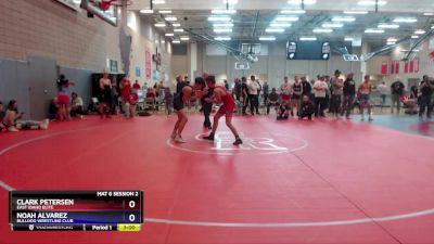 132 lbs 3rd Place Match - Clark Petersen, East Idaho Elite vs Noah Alvarez, Bulldog Wrestling Club