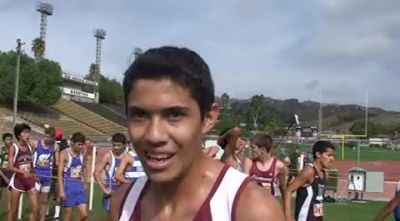 Sergio Gonzalez Arcadia 2nd D1-2 Team Sweeps Mt SAC XC 2010