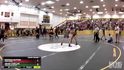 170 lbs Champ. Round 1 - Kevin Casillas, Capistrano Valley vs Nathan Hutton, West Valley