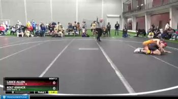 138 lbs Round 1 (4 Team) - Lance Allen, Montana Maroon vs Kolt Knaack, Iowa White