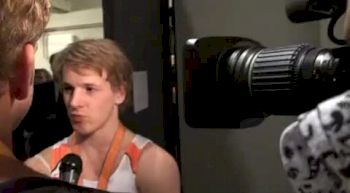 High Bar Silver Medallist Epke Zonderland Hounded by Reporters