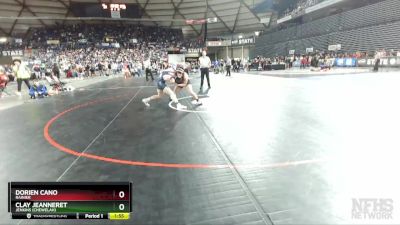 1B/2B 170 Semifinal - Clay Jeanneret, Jenkins (Chewelah) vs Dorien Cano, Rainier