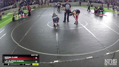 185 lbs Cons. Round 1 - Lay (ilayda) Augafa, Shadow Ridge vs Sophia Clark, Liberty