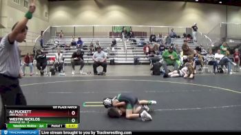 47 lbs Finals (8 Team) - Westin Nicklos, Donahue WA vs AJ Puckett, ARES Black