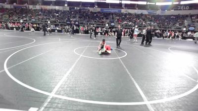 92 lbs Semifinal - Liam Jones, East Kansas Eagles vs Hector Cardoza, Wright City Jr Wildcats