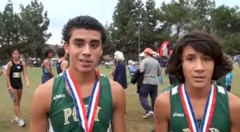 Jovani Gamboa and Eris De La Torre 1st and 2nd D1 Freshman