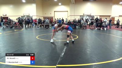 41 kg Rnd Of 32 - Manny Novelli, Avalanche Wrestling Association vs Tristan Mendenhall, Team Idaho Wrestling Club