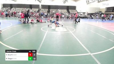 61 lbs Quarterfinal - Vincent Scurti, Washington Twp vs Nicolas Bagni, Doughboy