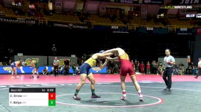 157 lbs Consi Of 16 #2 - Chase Straw, Iowa State vs Felix Belga, Drexel