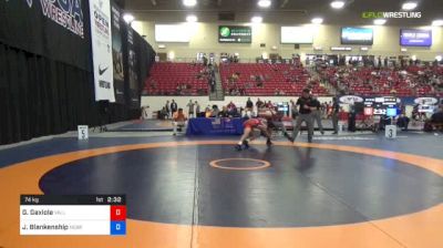 74 kg Con 32 #2 - Greg Gaxiola, Valley RTC vs Johnny Blankenship, Nebraska