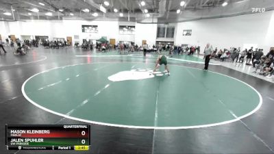 149 lbs Quarterfinal - Jalen Spuhler, UW-Parkside vs Mason Kleinberg, Findlay