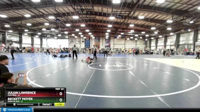 64 lbs Rd# 4- 2:00pm Friday Final Pool - Beckett Moyer, Iowa Black vs Julian Lawrence, Cali Red