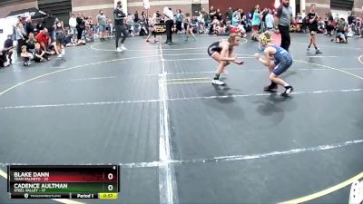 72 lbs Round 1 (4 Team) - Blake Dann, Team Palmeto vs Cadence Aultman, Steel Valley