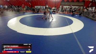 138 lbs Semifinal - Dmytro Chubenko, OH vs Ayson Rice, SD