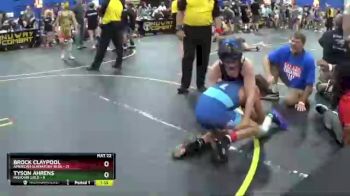 107 lbs Round 4 (6 Team) - Brock Claypool, American Gladiators-Blue vs Tyson Ahrens, Missouri Gold