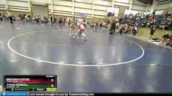 106 lbs Round 1 (4 Team) - Brayden Foster, Team Champs vs Tyson Kendall, Wyoming