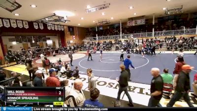 113 lbs Cons. Round 6 - Konnor Spradling, Lakeside vs Will Rossi, Coeur D`Alene High School