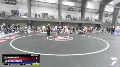 138 lbs Champ. Round 1 - Elijah Romero, WA vs Johny Navarrete, CA