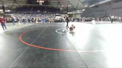 67 lbs Champ. Round 3 - Bodhi Selig, Sumner Panthers Jr. Wrestling vs Weston Young, Montesano Mad Dogs Wrestling