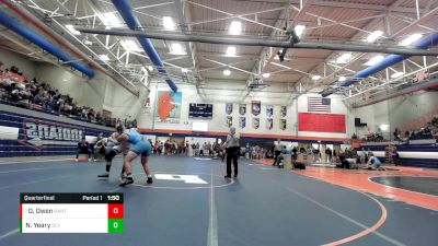 215 lbs Quarterfinal - Drew Owen, Rantoul vs Nolen Yeary, Stanford Olympia