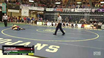 120 lbs Cons. Round 1 - Payton Haley, Anthony/Harper-Chaparral vs Anthony Fickes, Hillsboro
