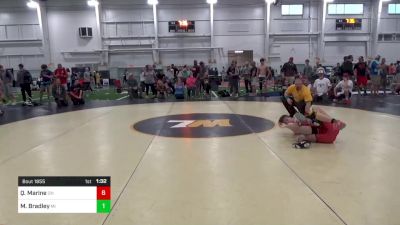 132-C lbs Consi Of 16 #2 - Quinton Marine, OH vs Matthew Bradley, MI