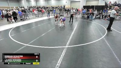 145 lbs Cons. Round 1 - Lauren Rodgers, Ubasa Wrestling Academy vs Morgan Schuster, Best Trained Wrestling