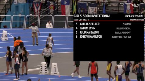 High School Girls' 300m Invitational , Finals 6