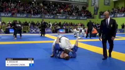 SEBASTIAN BROSCHÉ vs MAX LEONARD LINDBLAD 2020 European Jiu-Jitsu IBJJF Championship