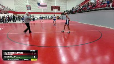 126 lbs Round 4 - Gunner Spontanski, Weatherford vs Ryan Buccat, Lewisville Flower Mound