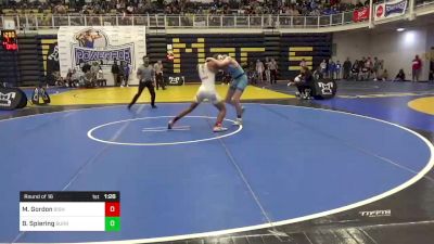 170 lbs Round Of 16 - Marquez Gordon, Bishop McCort vs Byler Spiering, Burrell