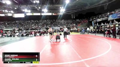 3A 160 lbs Cons. Round 1 - Jesse Vargas, South Fremont vs Daniel Molina, Snake River