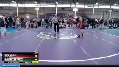 110 lbs Quarterfinal - Blakeley Hewlett, Mountain View Middle School vs Kade Kimball, Grace Jr High