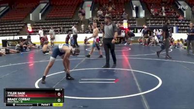 91 lbs Round 4 (6 Team) - Linden Mullen, Metro All Stars vs Colton Corbat, Ninja Gold