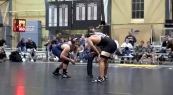 285 lbs match Christan Botero Army vs. Robert Schwalbenburg Drexel