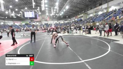 113 lbs Consi Of 8 #2 - Gionni Alarid, Independent vs Jp Espinoza, Warriors Wrestling