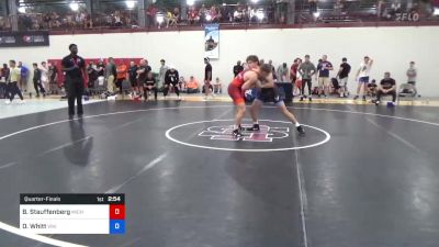 72 kg Quarterfinal - Braden Stauffenberg, Michigan Wrestling Club vs Dylan Whitt, Viking Wrestling Club (IA)