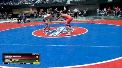 6A-120 lbs Semifinal - Damien Johnson, Veteran`s vs Josiah Boyden, Grovetown