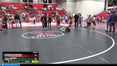 70 lbs Semifinal - Cole Massey, Stronghold vs Jackson McGivney, Gulf Coast Wrestling Club