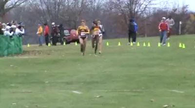 Women 2010 Midwest XC Regional Finish - Price takes Saina at the line