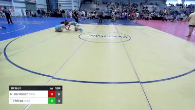 120 lbs Rr Rnd 1 - Nolan Hardeman, BoomRanch vs Tyler Phillips, Team Big Dills - SFWC