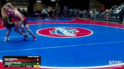 1A-175 lbs Quarterfinal - Manolo Deleon, Pepperell vs Levi Kendall, Social Circle