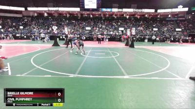 116 lbs Quarterfinal - Brielle Gilmore, SEAA vs Civil Pumphrey, PAU3