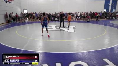 57 lbs Champ. Round 1 - Thomas Banas, Illinois vs Stephen Myers, Olympia Wrestling Club