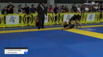 CARLOS ALBERTO OLIVEIRA vs KALEL DOS SANTOS 2021 Pan IBJJF Jiu-Jitsu No-Gi Championship