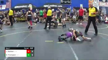46 lbs Round 3 (6 Team) - Lorenzo Barbieri, Steel Valley vs Braxton Thompson, Untouchables Purple